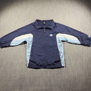North Carolina Tar Heels Jacket Boys Medium Blue NCAA Basketball Starter Zip